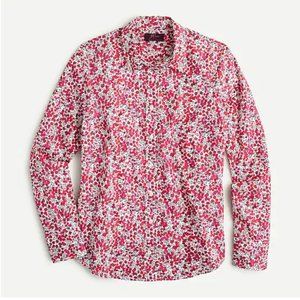 Cotton poplin perfect shirt in Liberty® Wiltshire print